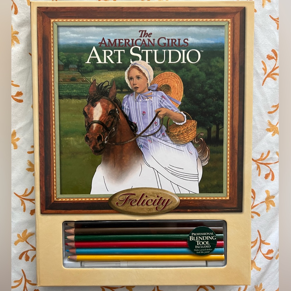 GUC American Girl Felicity Coloring Book Set